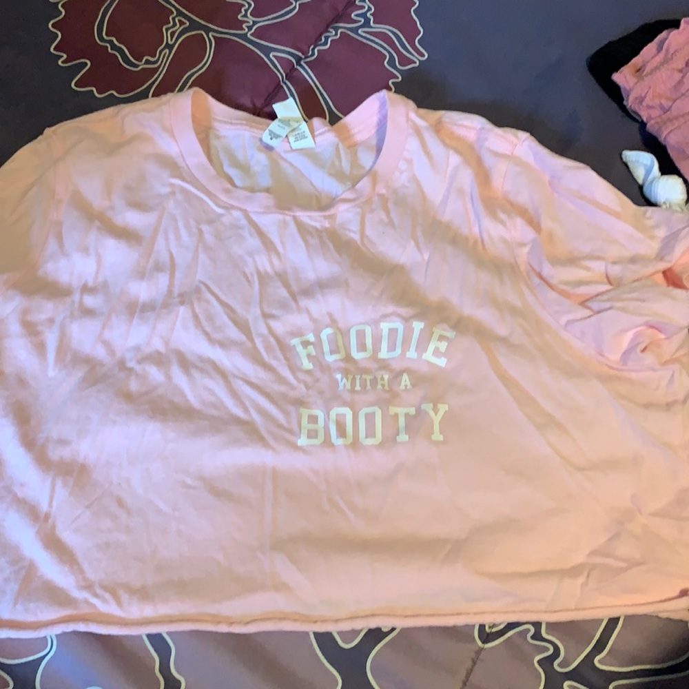 Gym meme wear foodie w a booty crop